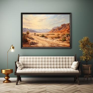 Oil Painting Desert Landscape